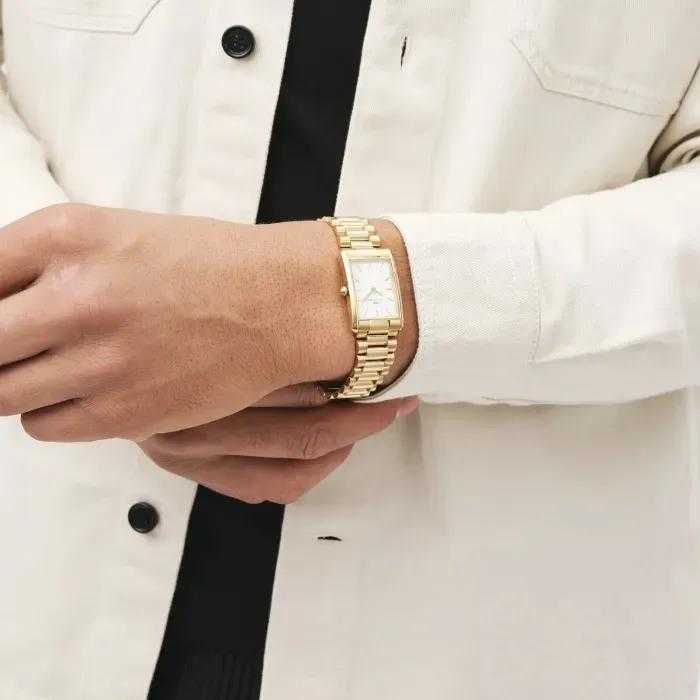 Moteriškas laikrodis DANIEL WELLINGTON 24mm Bound 3-Link DW00100703 + BOX