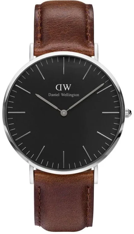 Moteriškas laikrodis DANIEL WELLINGTON Classic Juodas Sheffield Lady DW00100131 (zw508d)