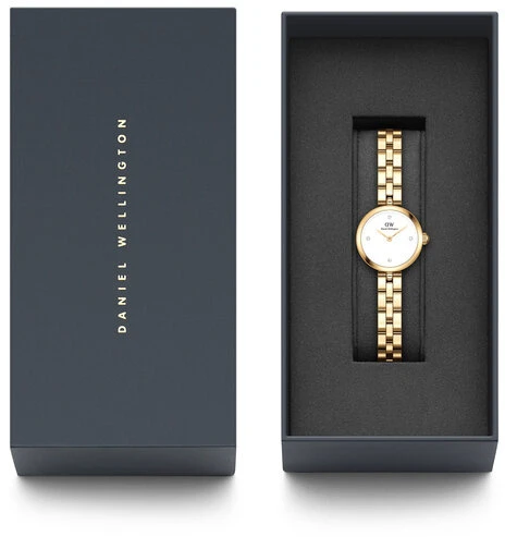 Moteriškas laikrodis DANIEL WELLINGTON Elan Lumine Gold 22mm DW00100715 + BOX (zw522e)