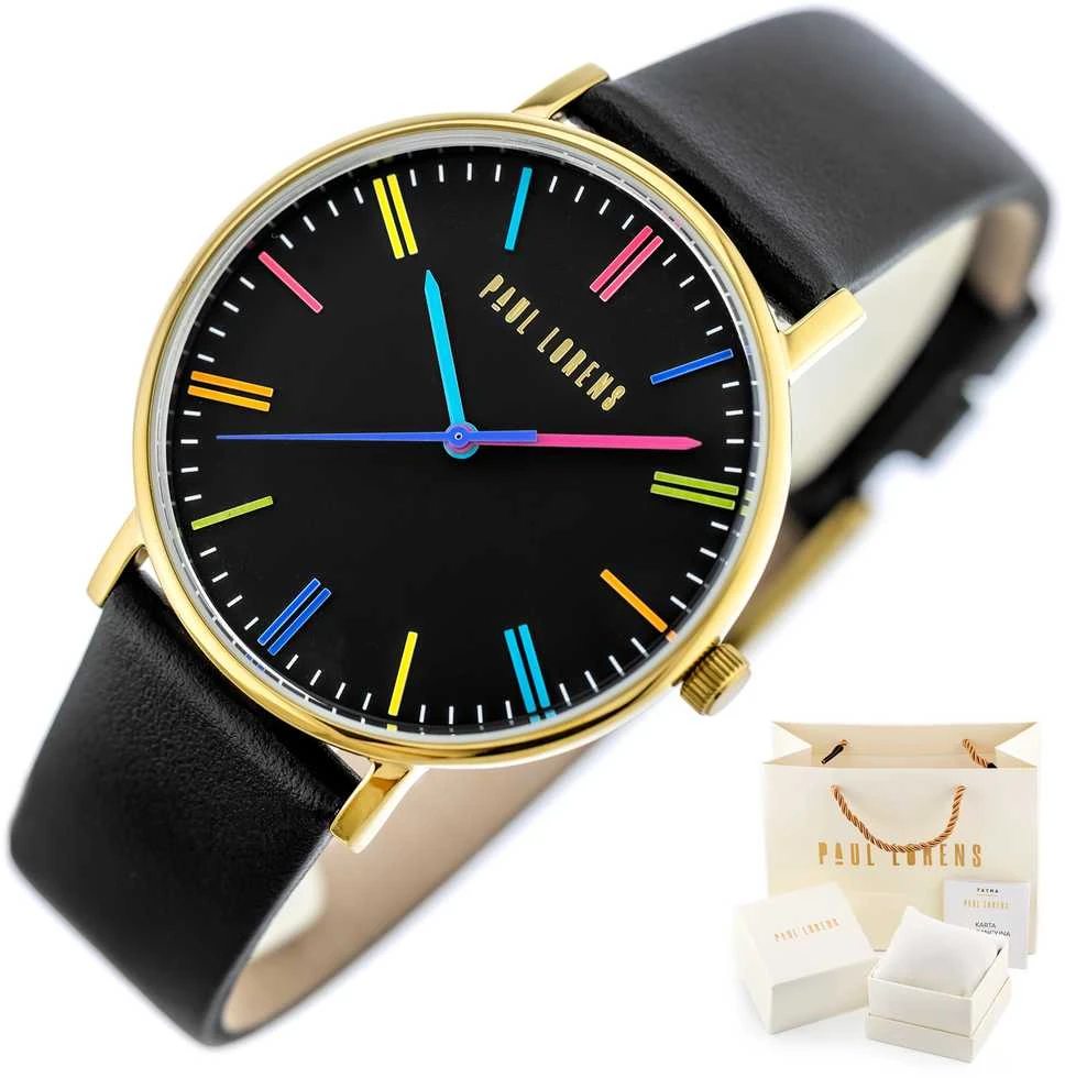 Moteriškas laikrodis PAUL LORENS 41mm PL12600A2-1A2 (zg586c) + BOX