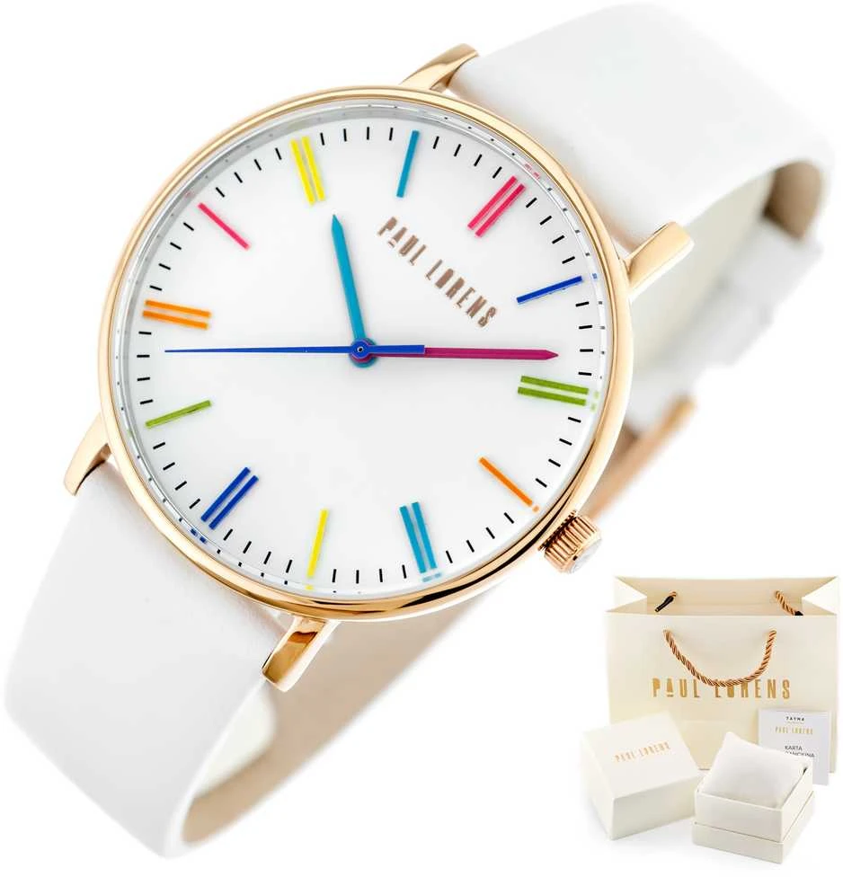 Moteriškas laikrodis PAUL LORENS 41mm PL12600A2-3C3 (zg586b) + BOX