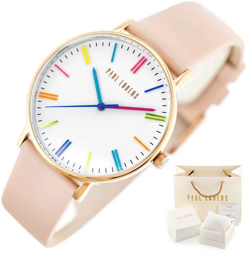 Moteriškas laikrodis PAUL LORENS 41mm PL12600A2-3E3 (zg586d) + BOX