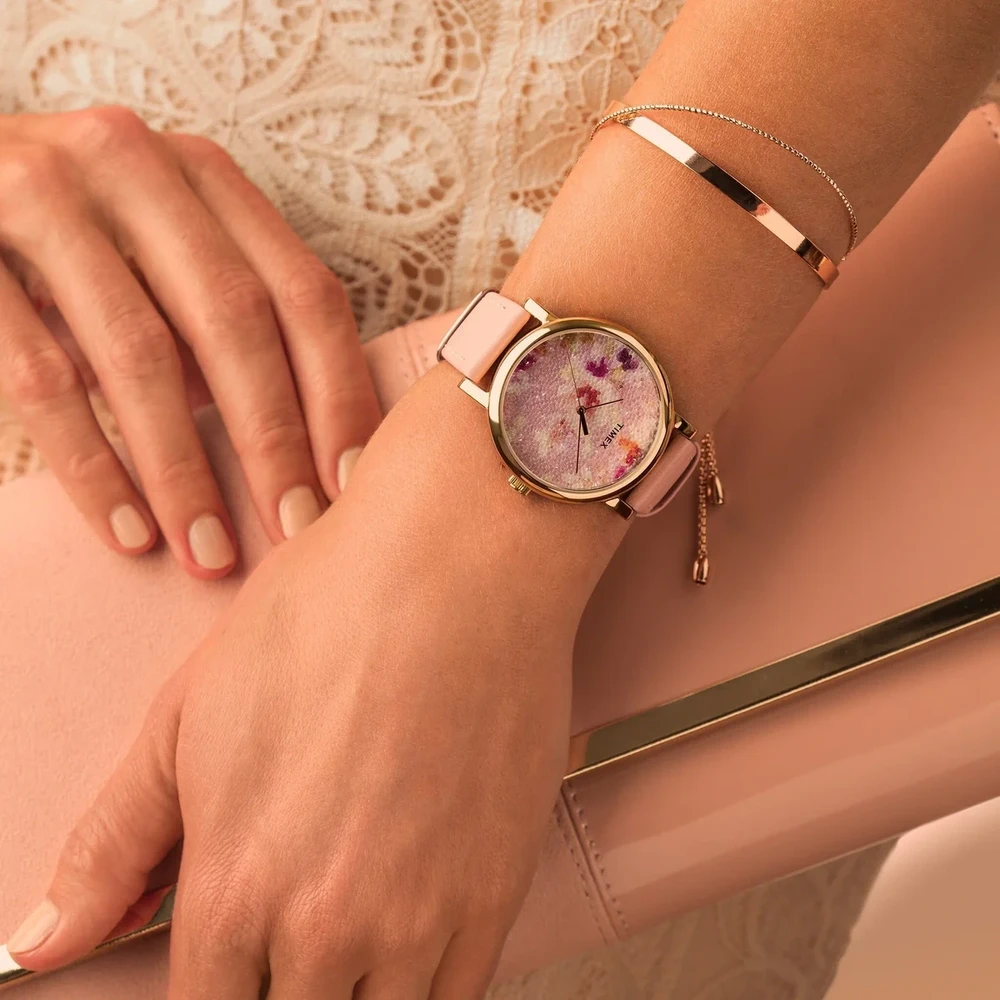 Moteriškas laikrodis TIMEX FASHION CRYSTAL BLOOM TW2R66300 (zt668a)