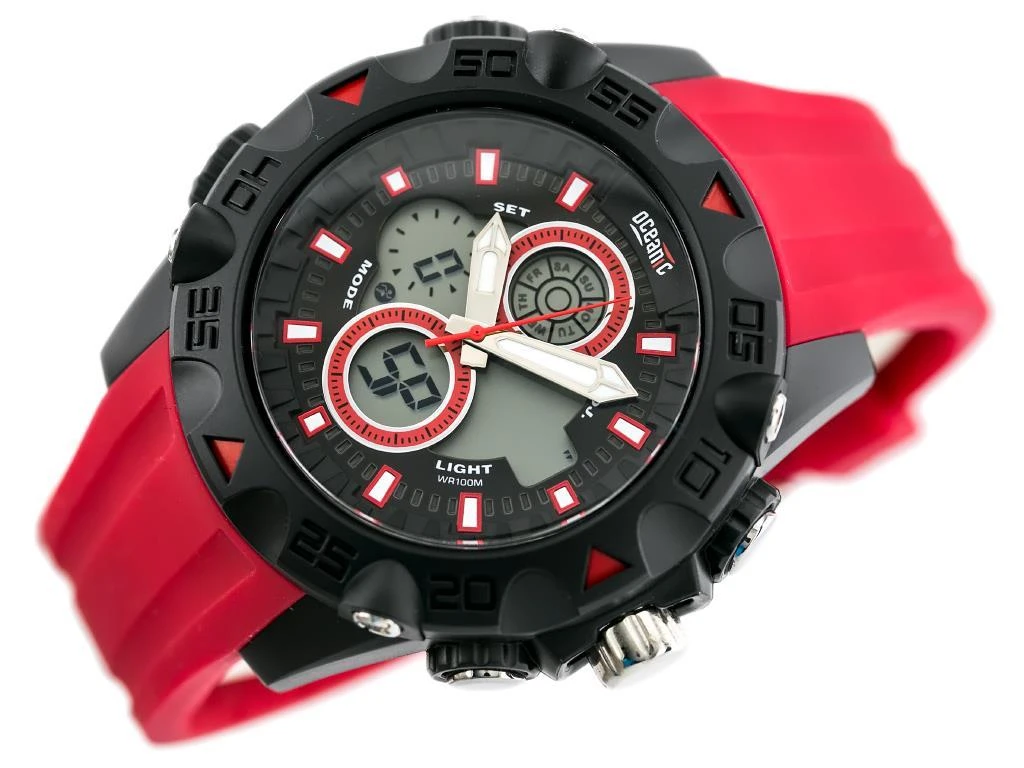 Laikrodis OCEANIC MEN'S WATCH AD1084 - MULTITIME - WR100 (ze025b)