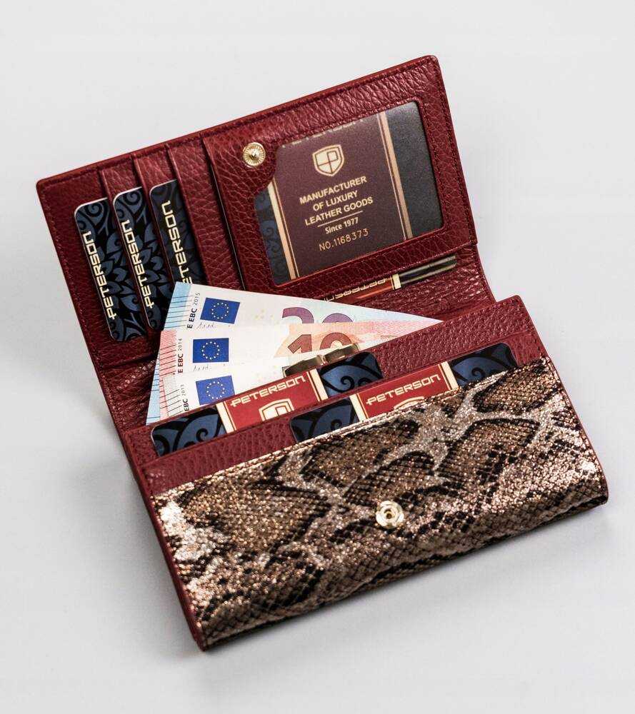 Piniginė moterims Peterson PTN BS-466 SNAKE