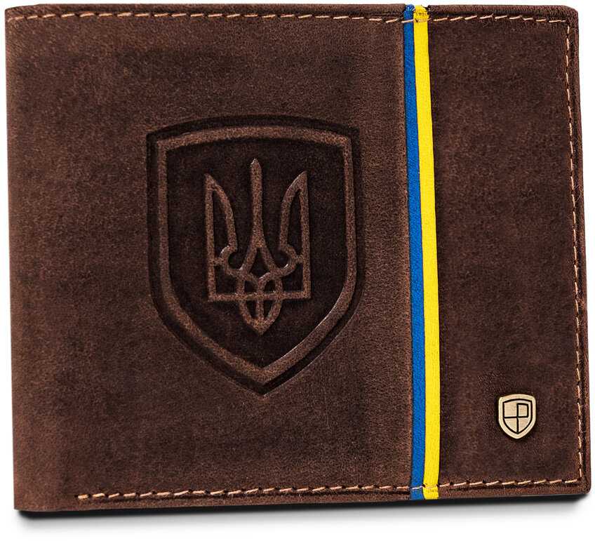 Vyriška odinė piniginė horizontaliai su RFID sistema Petersonas