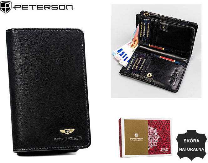 Peterson PTN 2550-BO moteriška odinė piniginė