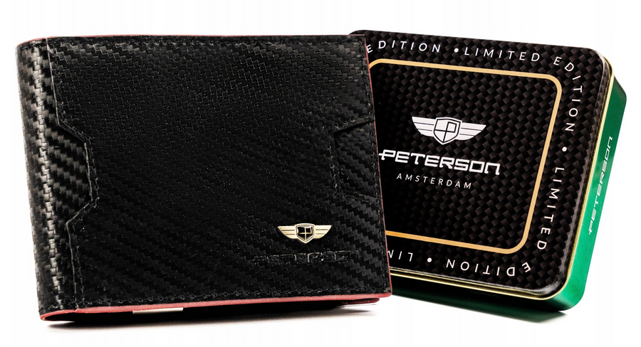 Peterson Portfel skórzany PTN N78-CA Juodas