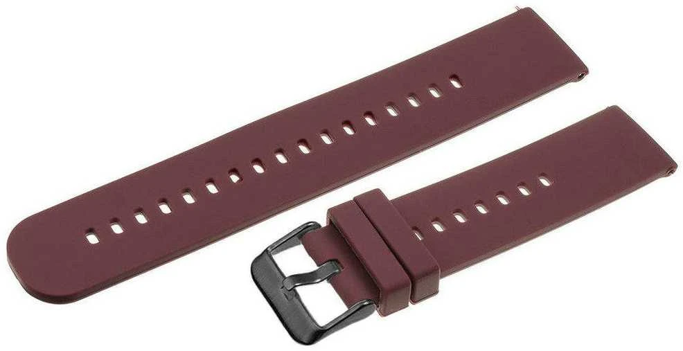 Pacific U27 rubber watch strap - violetinė/juodas - 20mm