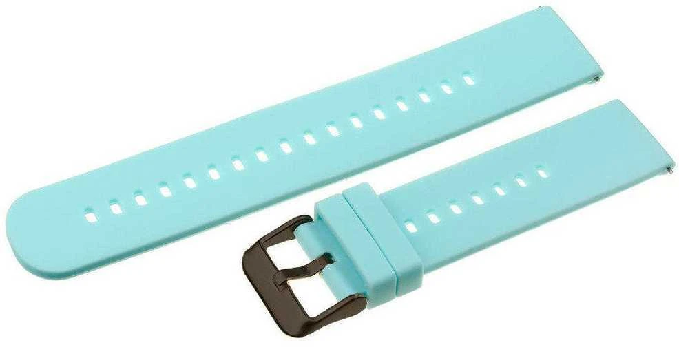 Pacific U27 rubber watch strap - mėlynas/juodas - 22mm