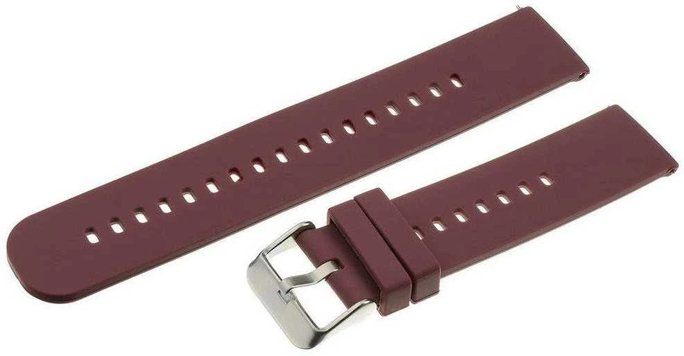 Pacific U27 rubber watch strap - violetinė/sidabrinis - 18mm