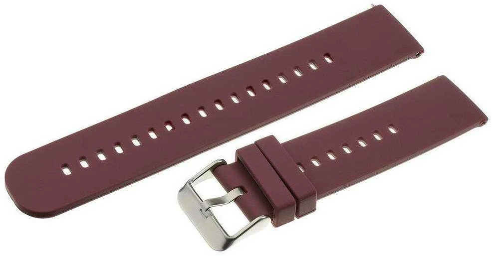Pacific U27 rubber watch strap - violetinė/sidabrinis - 22mm