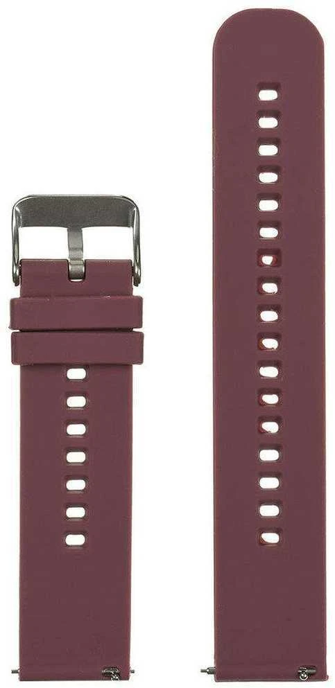 Pacific U27 rubber watch strap - violetinė/sidabrinis - 20mm
