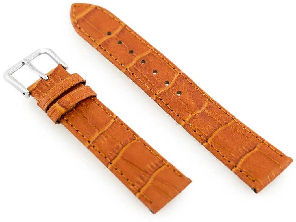 Odinis laikrodžio dirželis „Pacific W41“ – ruda – 22 mm