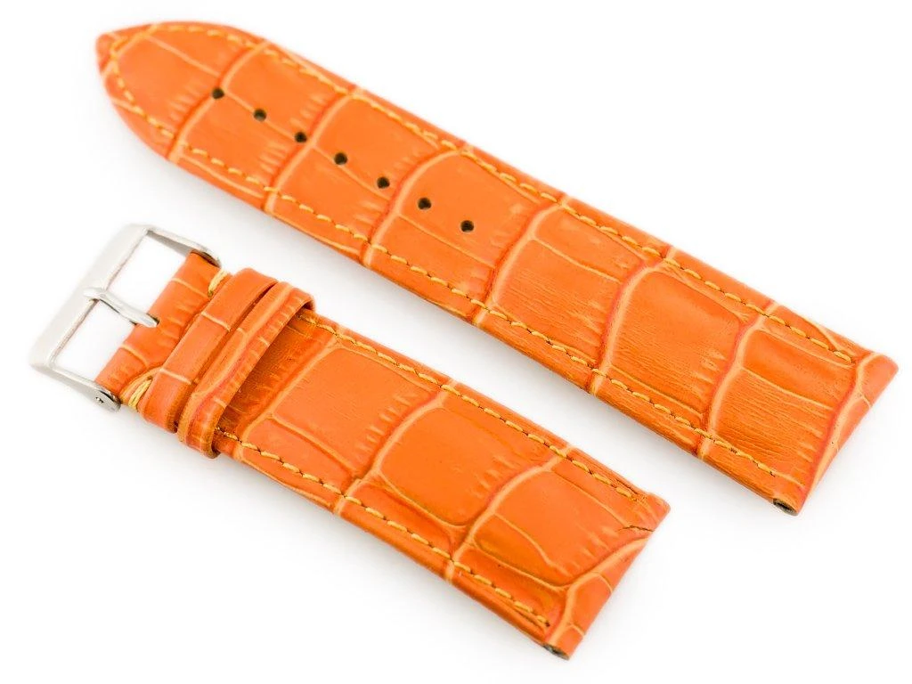 Odinis laikrodžio dirželis „Pacific W64“ – oranžinis 26 mm
