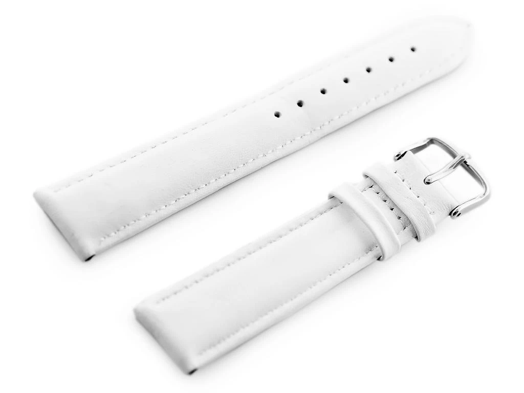 Odinis laikrodžio dirželis „Pacific W83L“ – baltas – 22 mm