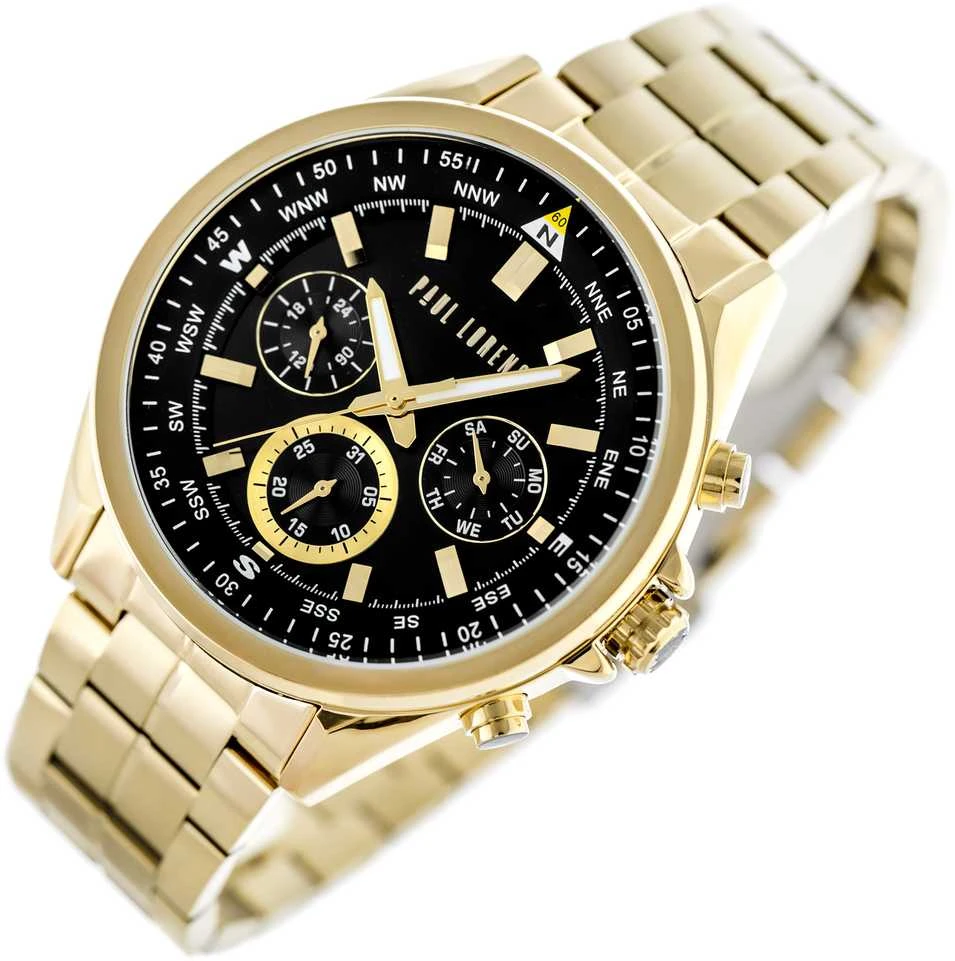 PAUL LORENS MALE WATCH - PL20009B-1D1 (zg385d) + BOX
