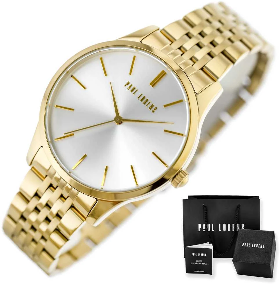 PAUL LORENS MALE WATCH - PL20014B-3D1 (zg390b) + BOX