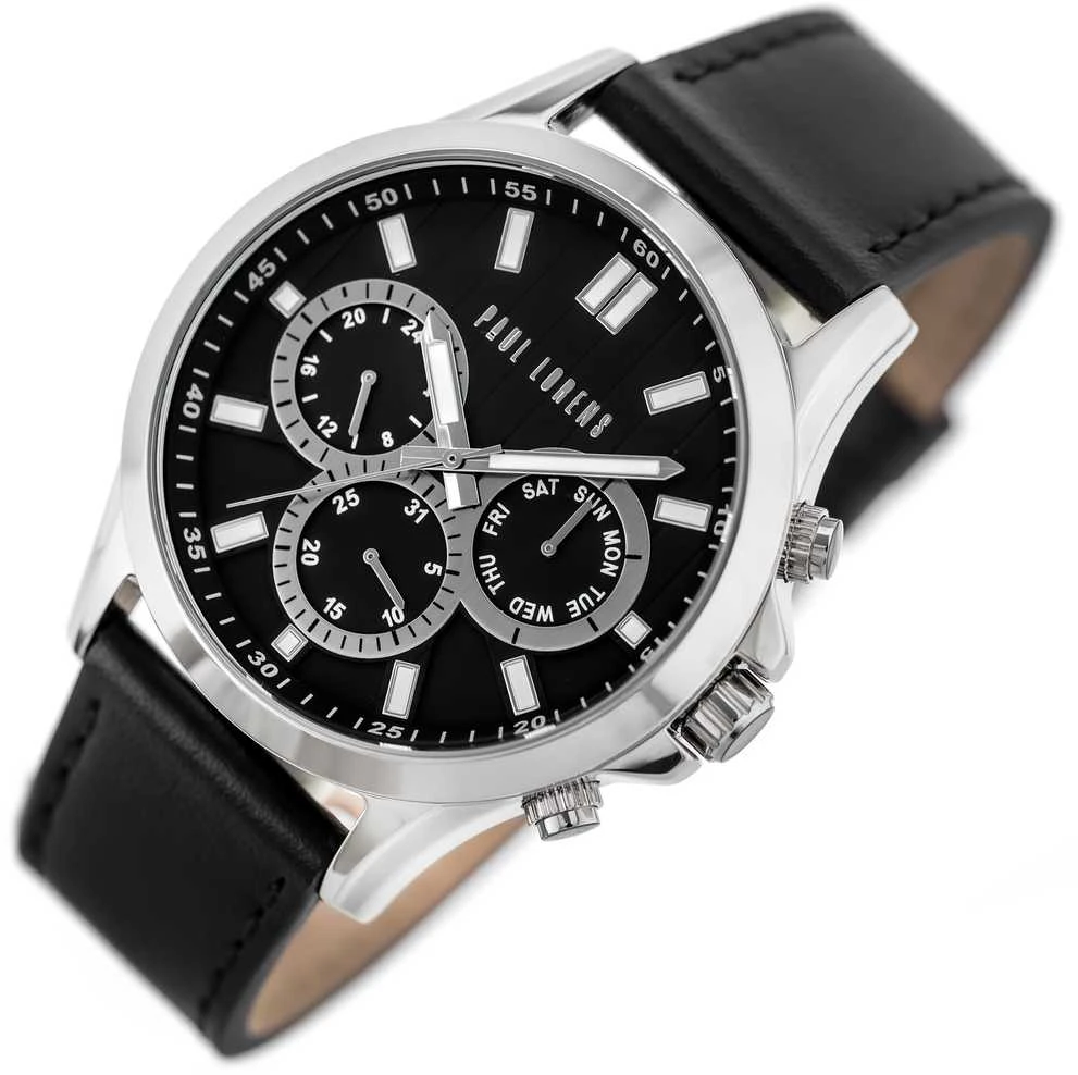 Laikrodis PAUL LORENS MALE WATCH - PL8071A2-6F1 (zg373d) + BOX