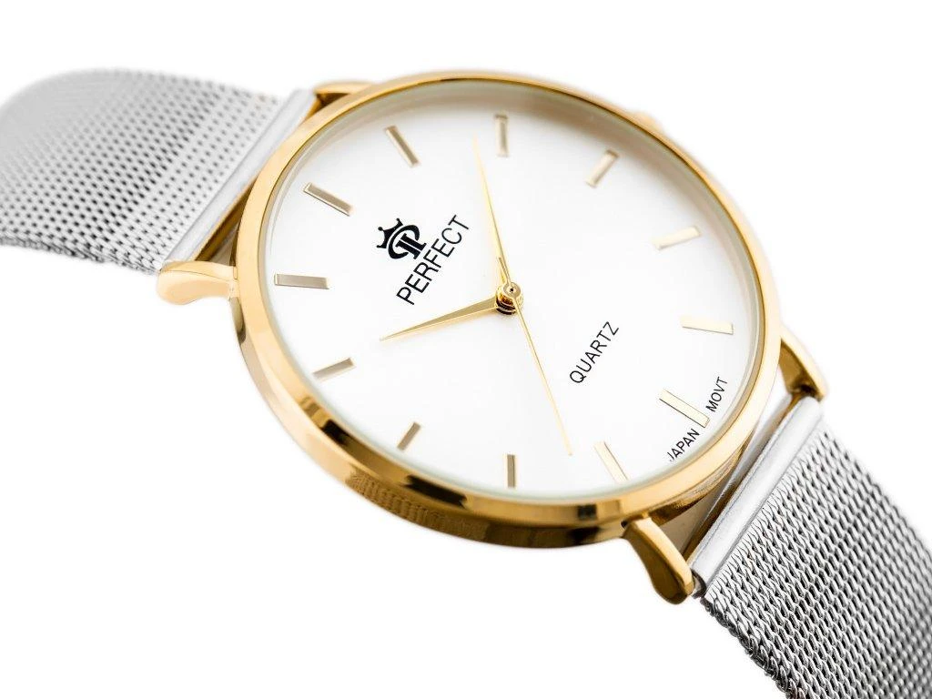 Laikrodis Mot. PERFECT S636-1, Auksinis