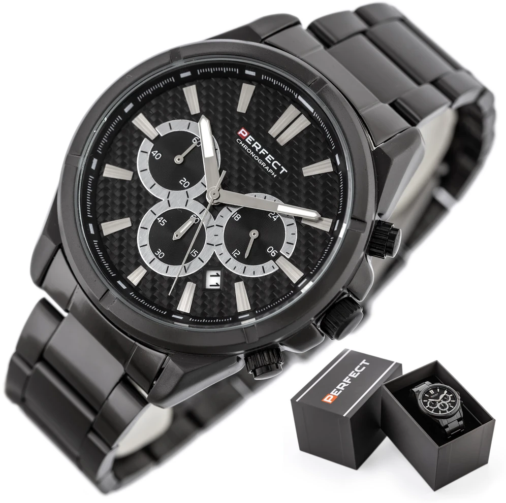 Laikrodis vyrams PERFECT M501CH-06 - CHRLaikrodis vyrams PERFECT M501CH-07 - CHRONOGRAF (zp381c) + dėžutėONOGRAF (zp381b) + dėžutė