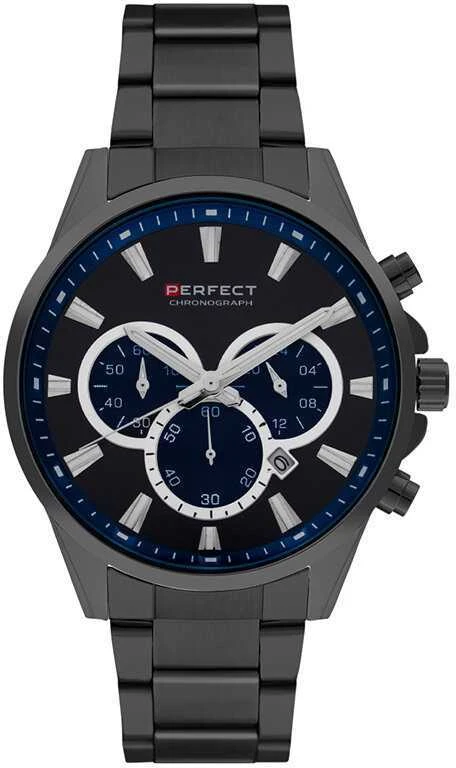 PERFECT VYRIŠKAS LAIKRODIS M510CH-03 - CHRONOGRAFAS (zp386c) + DĖŽUTĖ