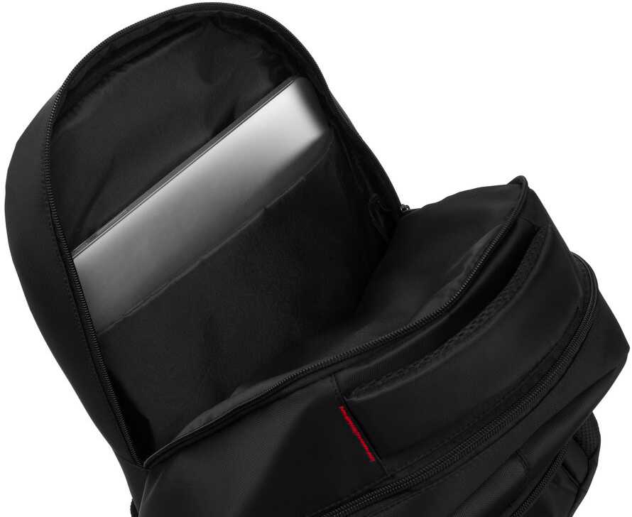 Funkcionali juoda verslo nešiojamojo kompiuterio kuprinė – Peterson