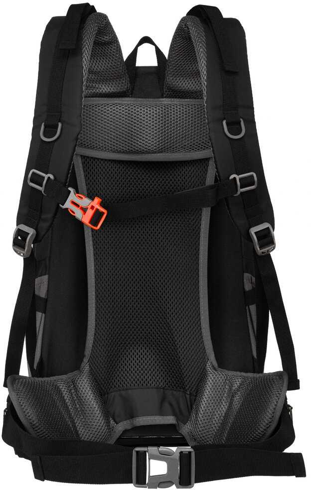 Kuprinė trekking Adventure juoda su lietaus danga - Peterson