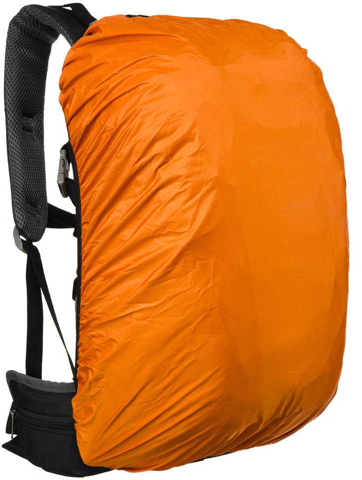 Kuprinė trekking Adventure juoda su lietaus danga - Peterson