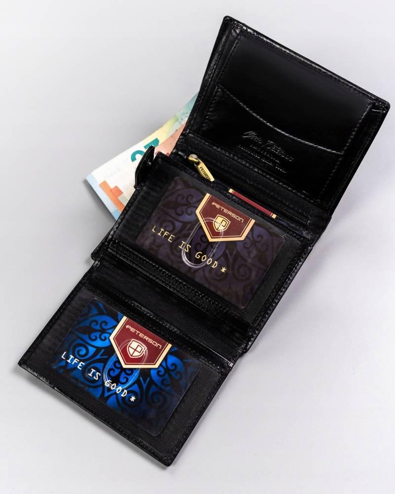 Peterson Portfel męski skórzany PTN 22309-VT Juodas