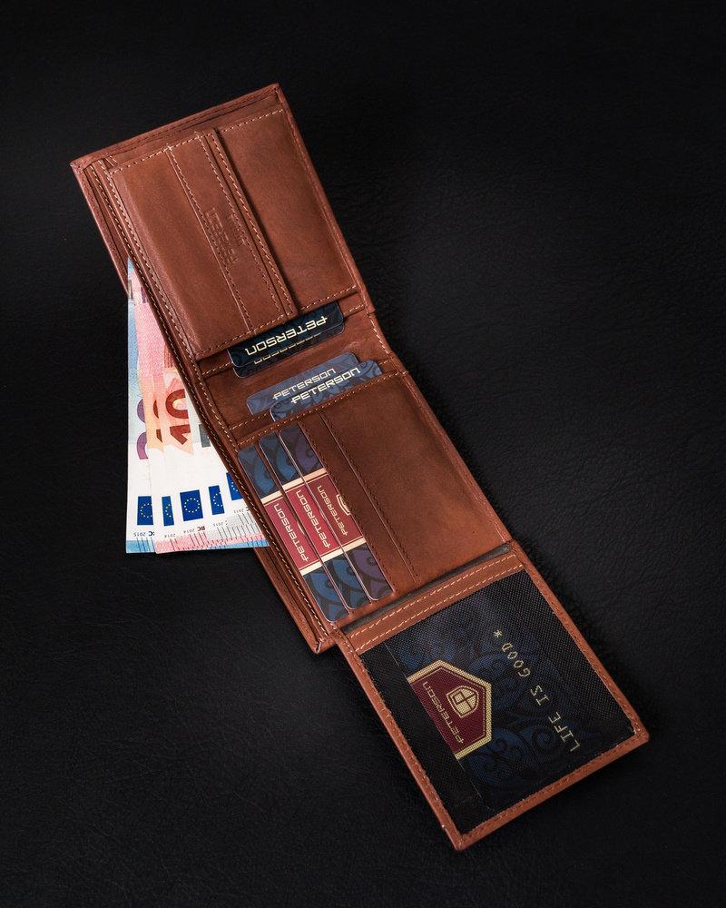 Peterson PTN N008-PCA vyriška odinė piniginė