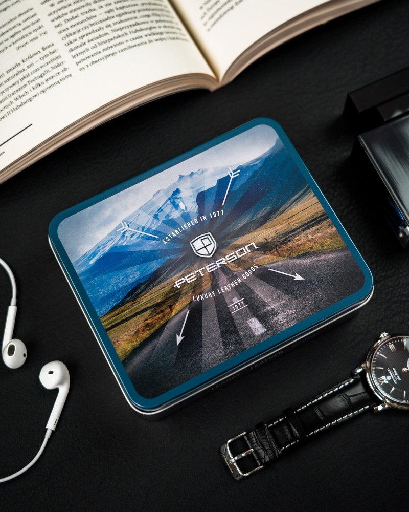 Peterson Portfel skórzany PTN N4-CHM-M konjakas