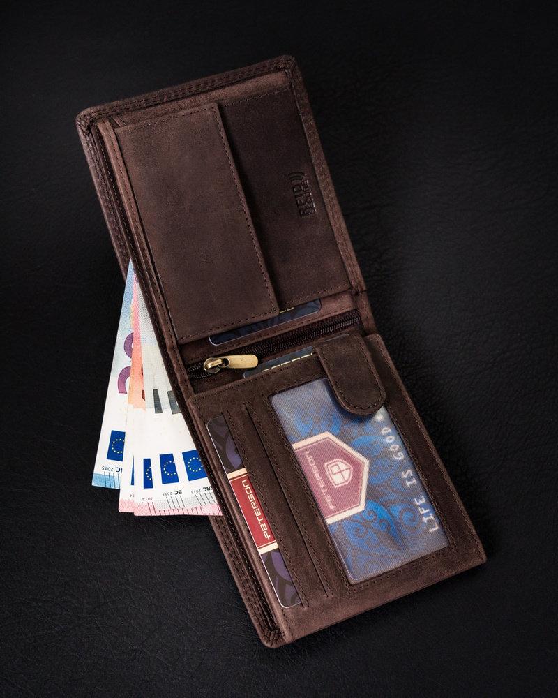 Peterson portfelis PTN N992-CHM-M Brown