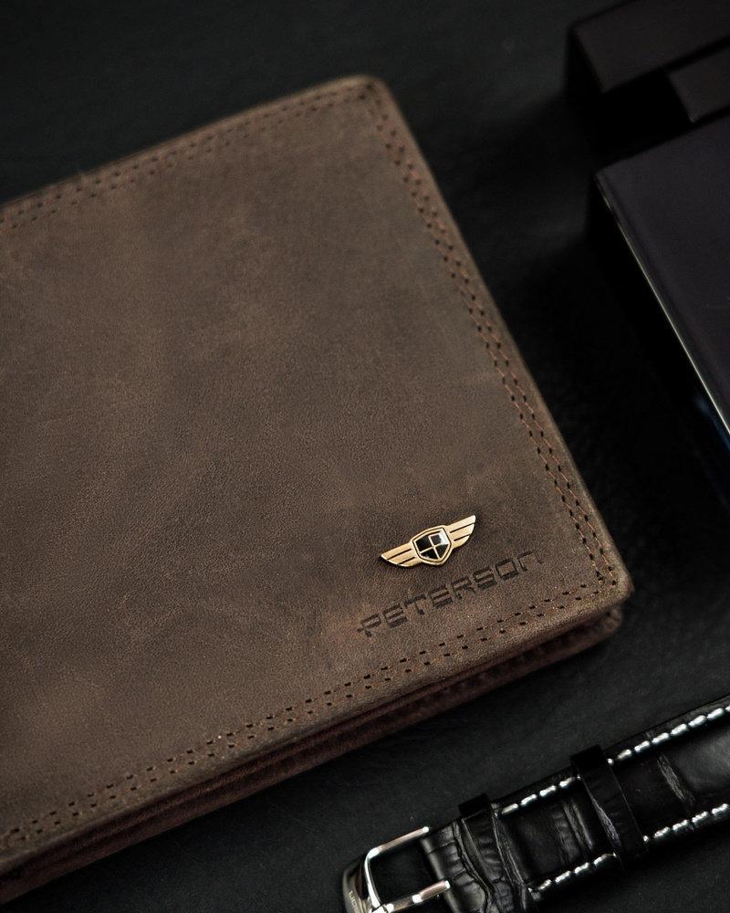 Peterson portfelis PTN N992-CHM-M Brown