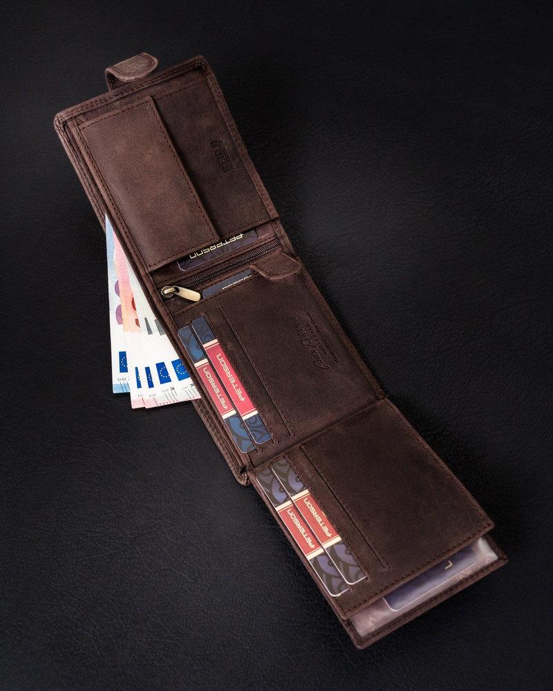 Peterson portfelis PTN N992L-CHM-M Brown