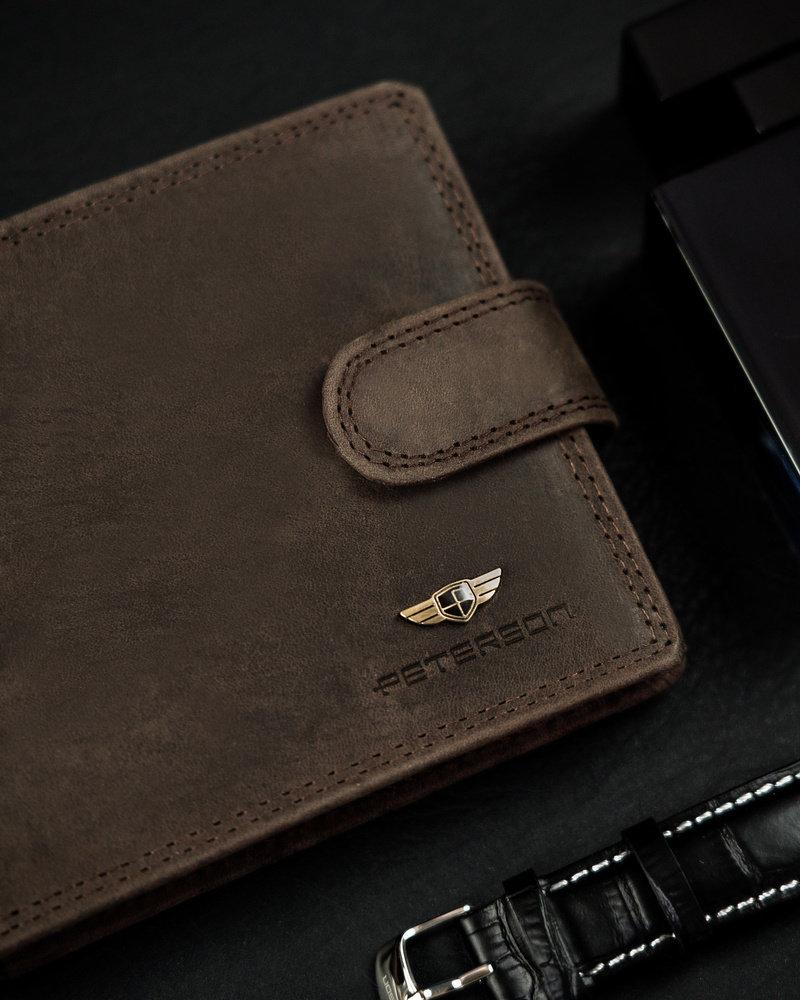 Peterson portfelis PTN N992L-CHM-M Brown