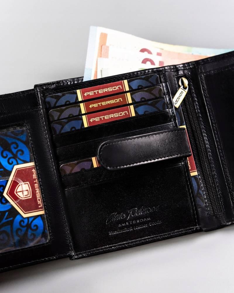 Peterson Portfel męski skórzany PTN 22307-VT Juodas