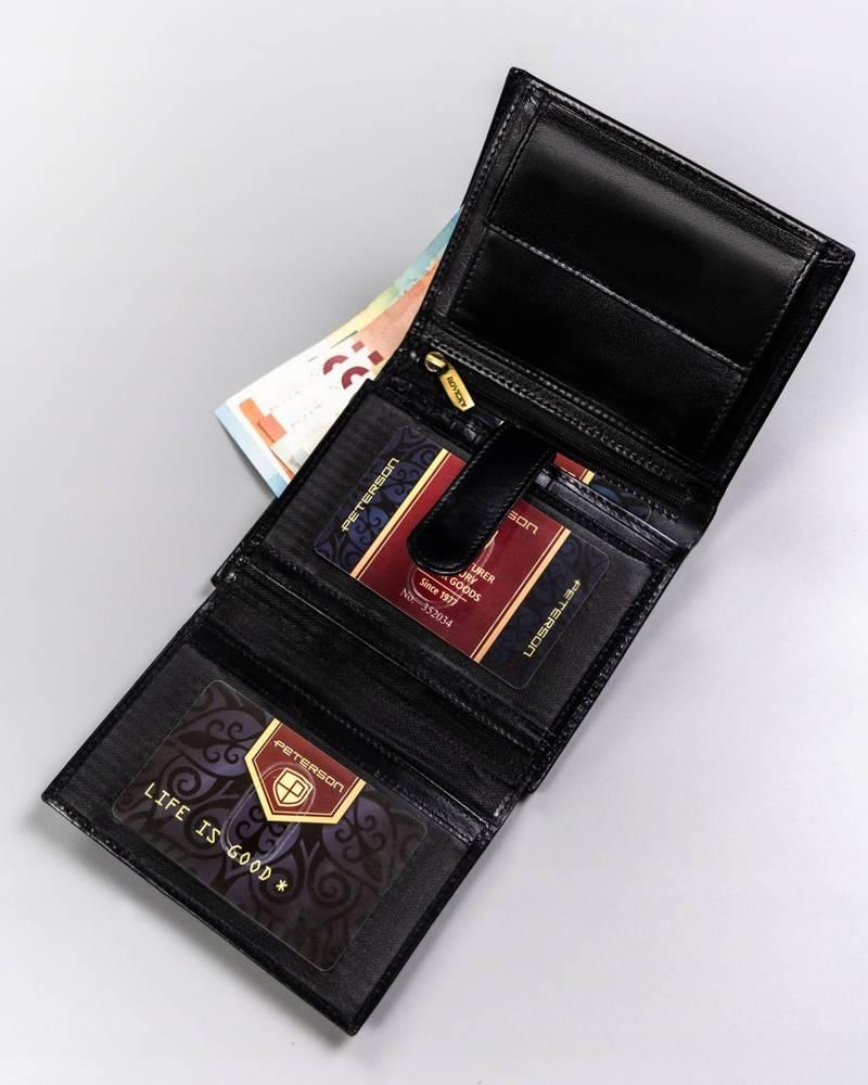 Peterson Portfel męski skórzany PTN 22307-VT Juodas
