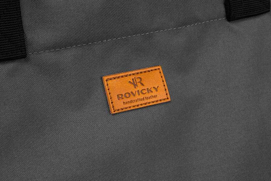 Patogi moteriška pirkinių rankinė iš poliesterio - Rovicky
