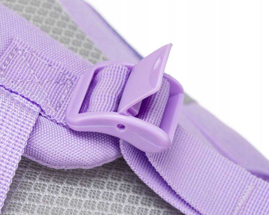 Violetinė mokyklinė kuprinė su reguliuojamais dirželiais - Peterson
