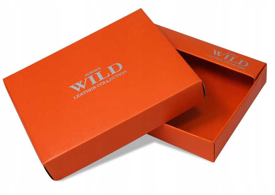 Always Wild Vyriška odinė piniginė su grandinėle ir RFID Visada Laukinis
