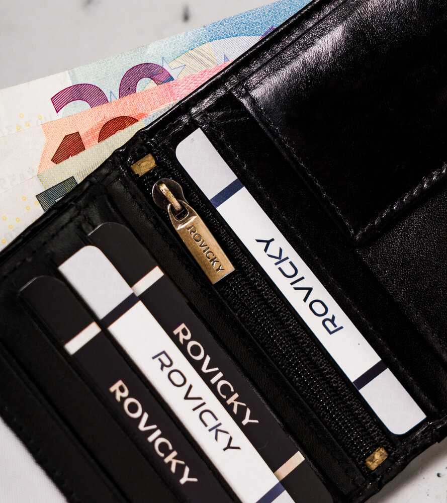 Vyriška piniginė Rovicky N01-RVTP RFID