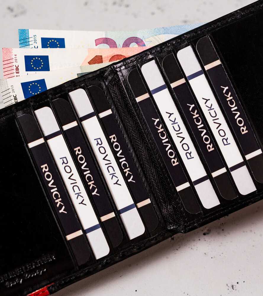 Vyriška piniginė Rovicky N01-RVTP RFID
