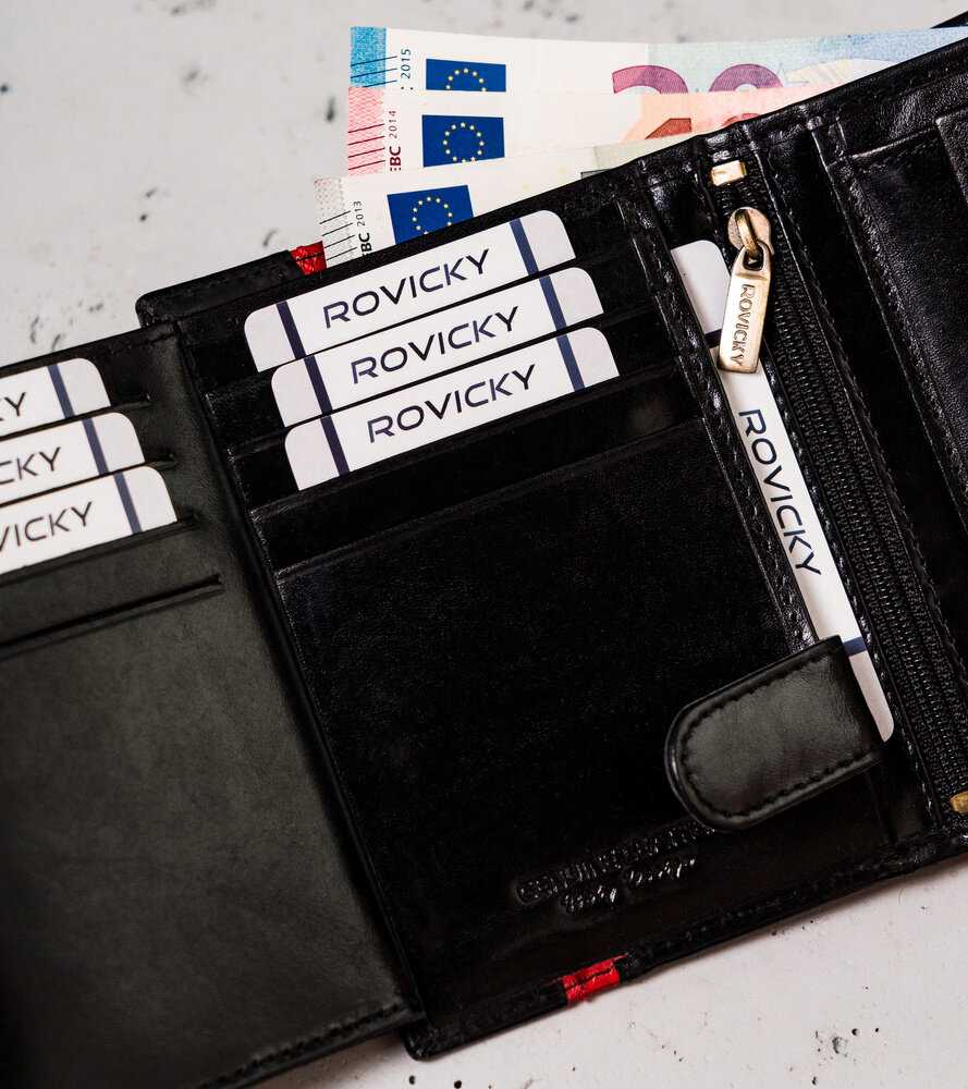 Vyriška piniginė Rovicky N62-RVTP RFID