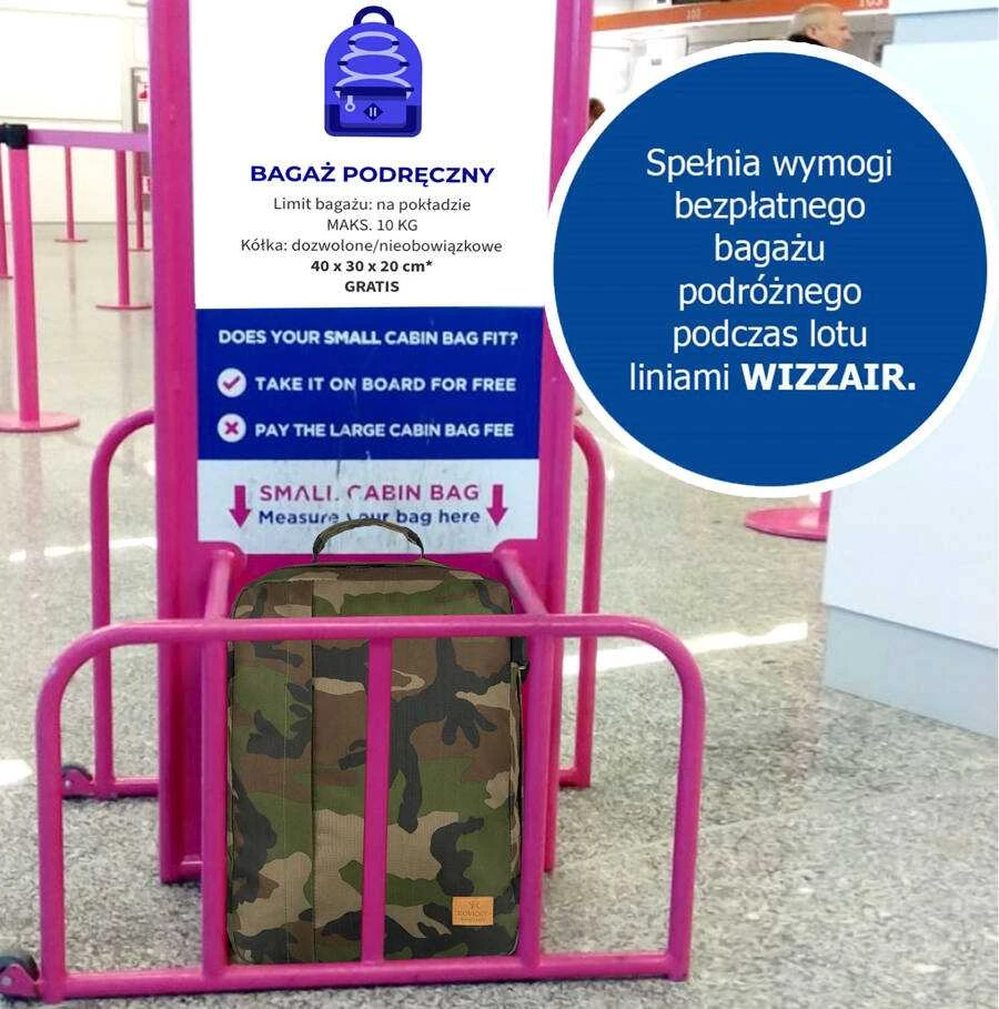 Didelė poliesterinė kelioninė kuprinė „Rovicky“, juoda K1