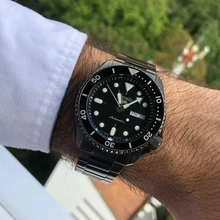 SEIKO 5 Sports vyriškas laikrodis SRPD65K1 automatinis + dėžutė