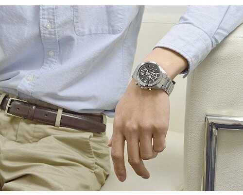 Laikrodis MEN'S WATCH SEIKO CHRONOGRAPH CASUAL QUARTZ SBTR005 + BOX
