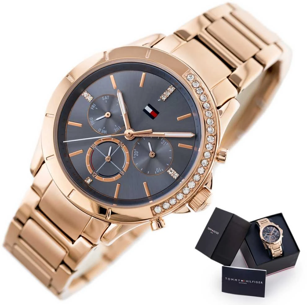 TOMMY HILFIGER Kennedy moteriškas laikrodis 1782386 (zf600c)