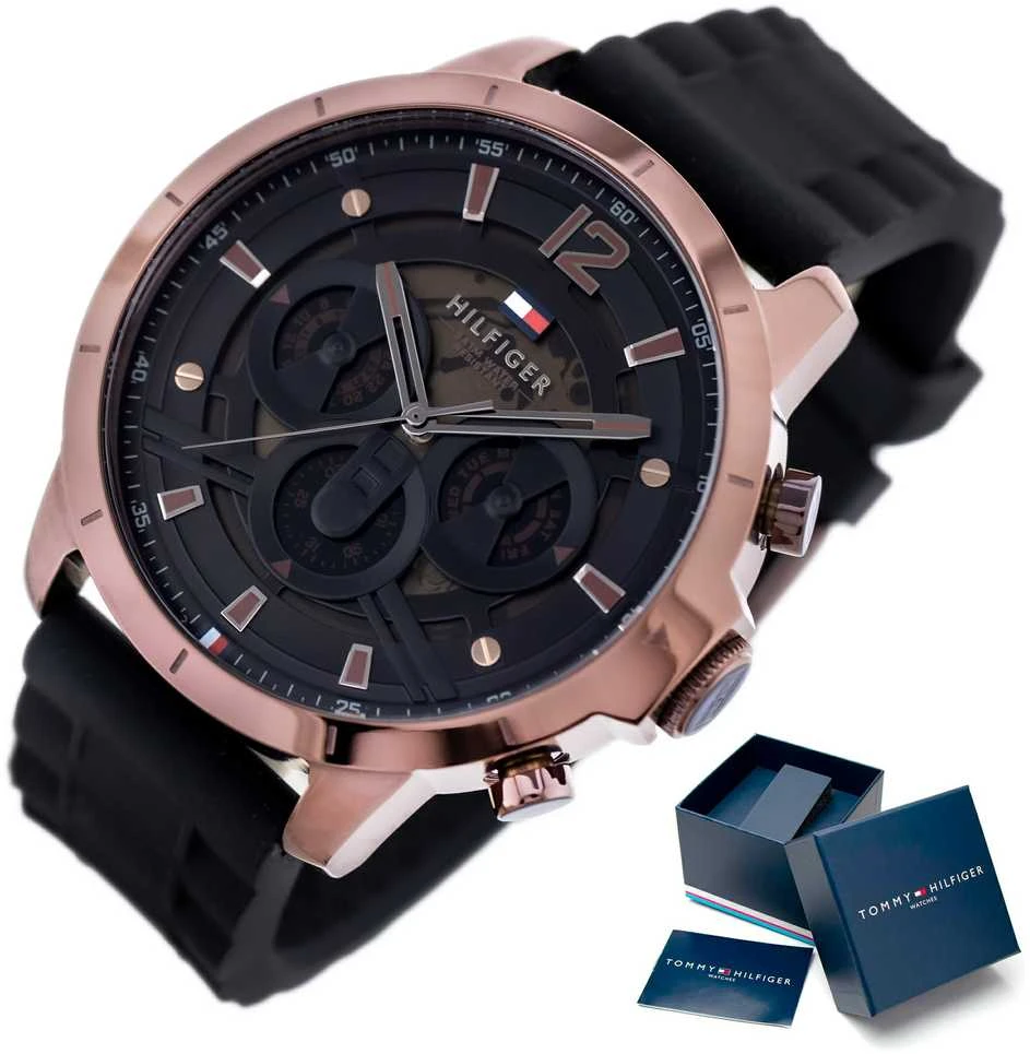 Laikrodis TOMMY HILFIGER LUCA MEN'S WATCH 1710491 (zf082b)