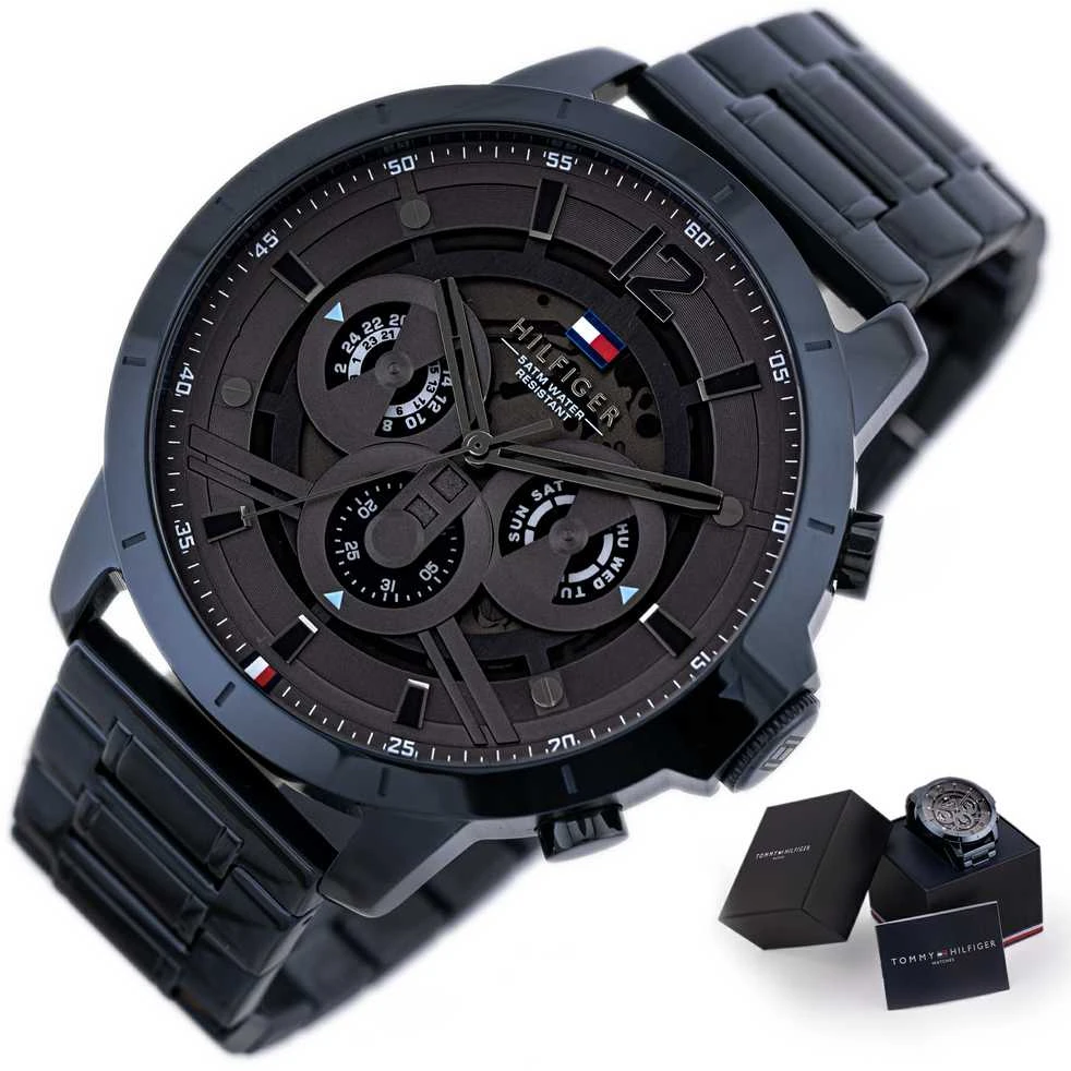 Laikrodis TOMMY HILFIGER LUCA MEN'S WATCH 1710493 (zf082d)